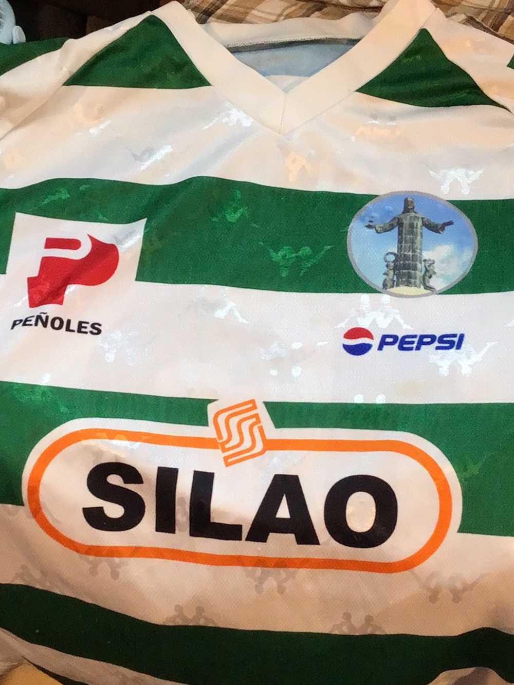 Green & White Soccer Jersey Corona
